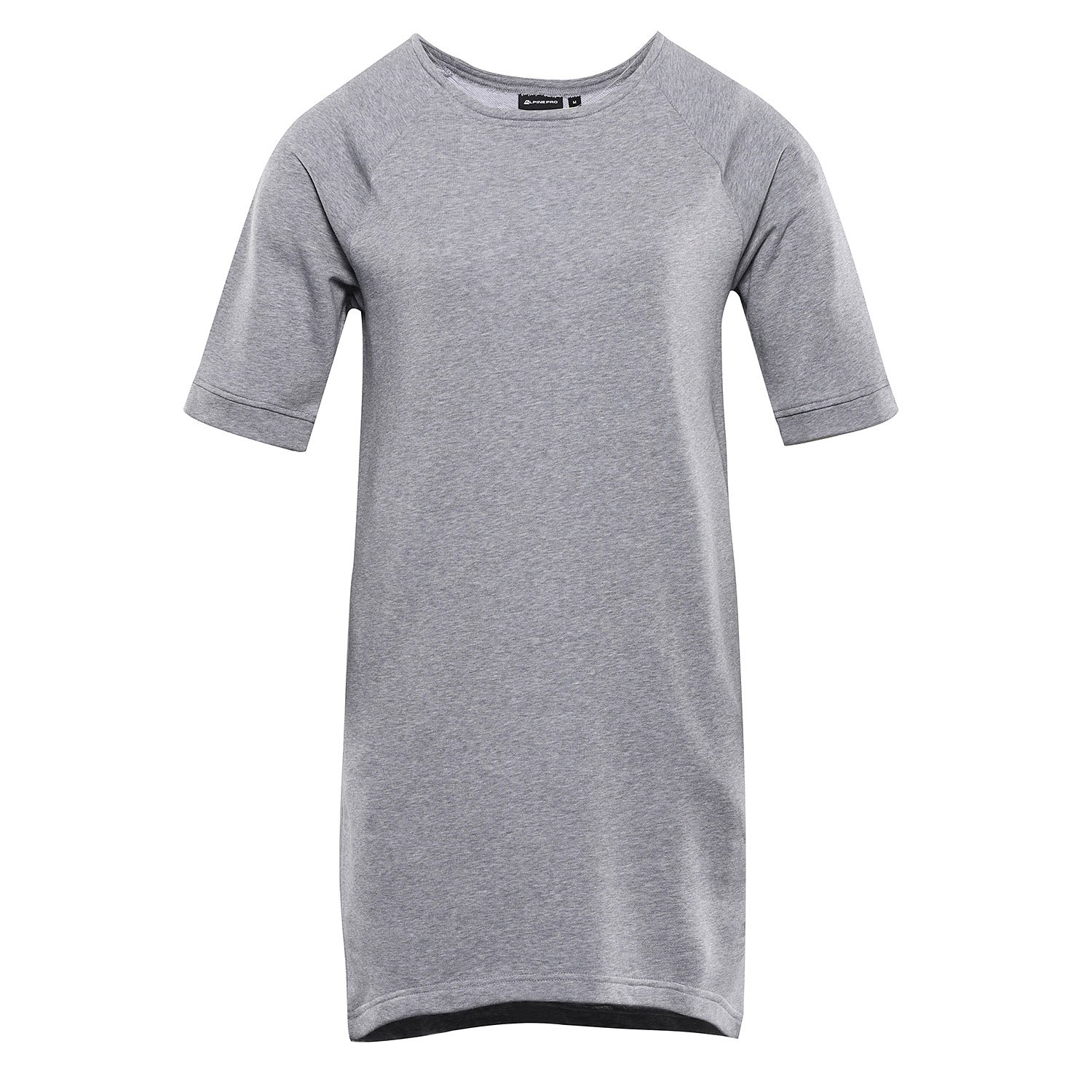 Women's cotton dress ALPINE PRO MOLEDA smoked pearl