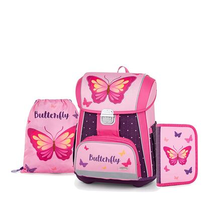 Oxybag Školský set 3ks PREMIUM Motýľ