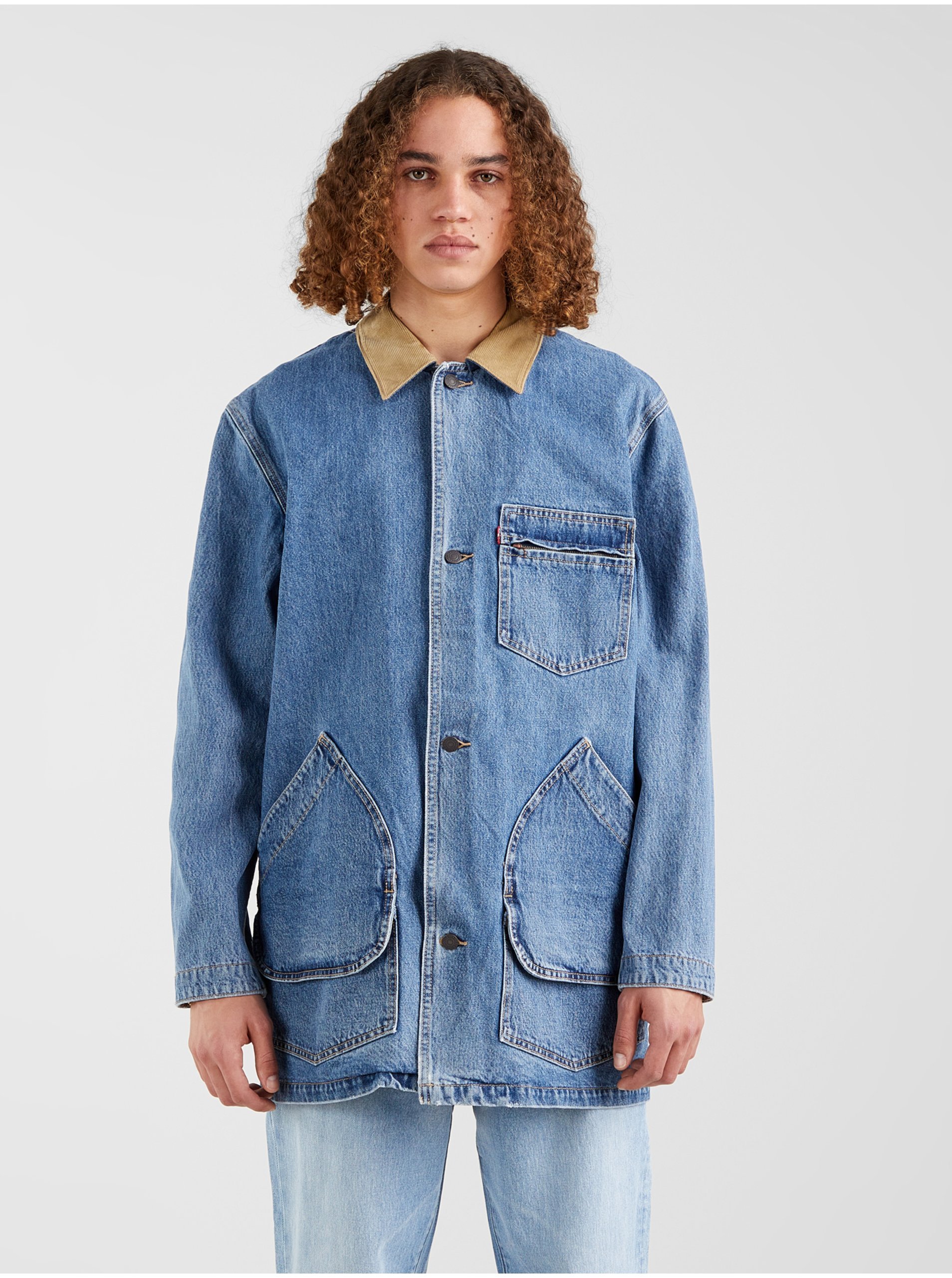 Levi's Blue Men's Extended Denim Jacket Levi's® Brisbane Chore - Men's