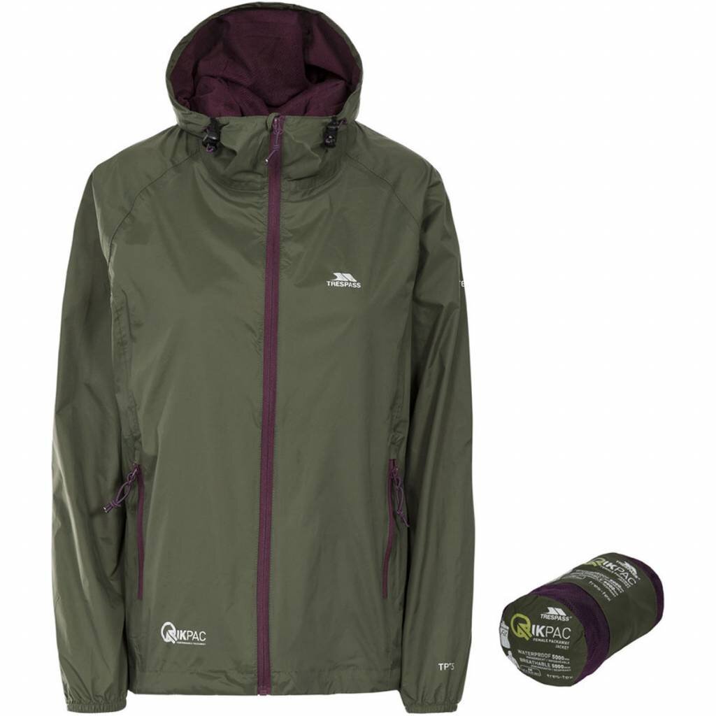 Women's Jacket Trespass Qikpac Female JKT