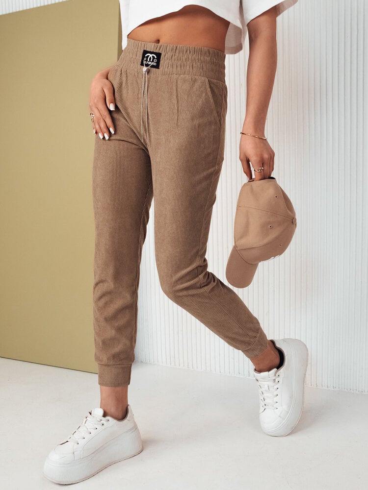 DERCY women's sweatpants, camel, Dstreet