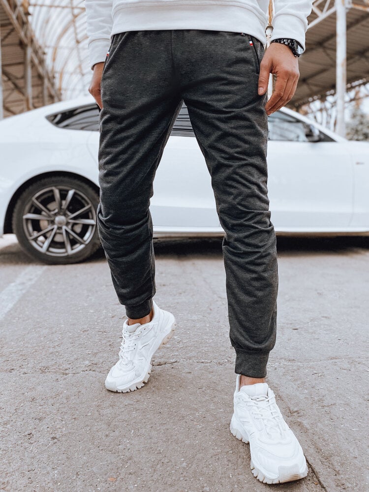 Men's joggers, dark grey, Dstreet