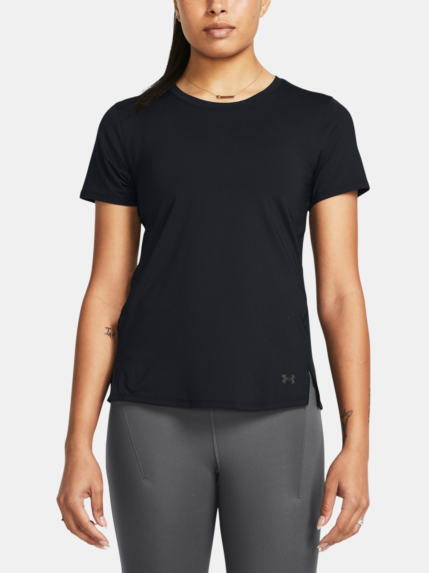 Under Armour T-Shirt UA Launch Elite Shortsleeve-BLK - Women
