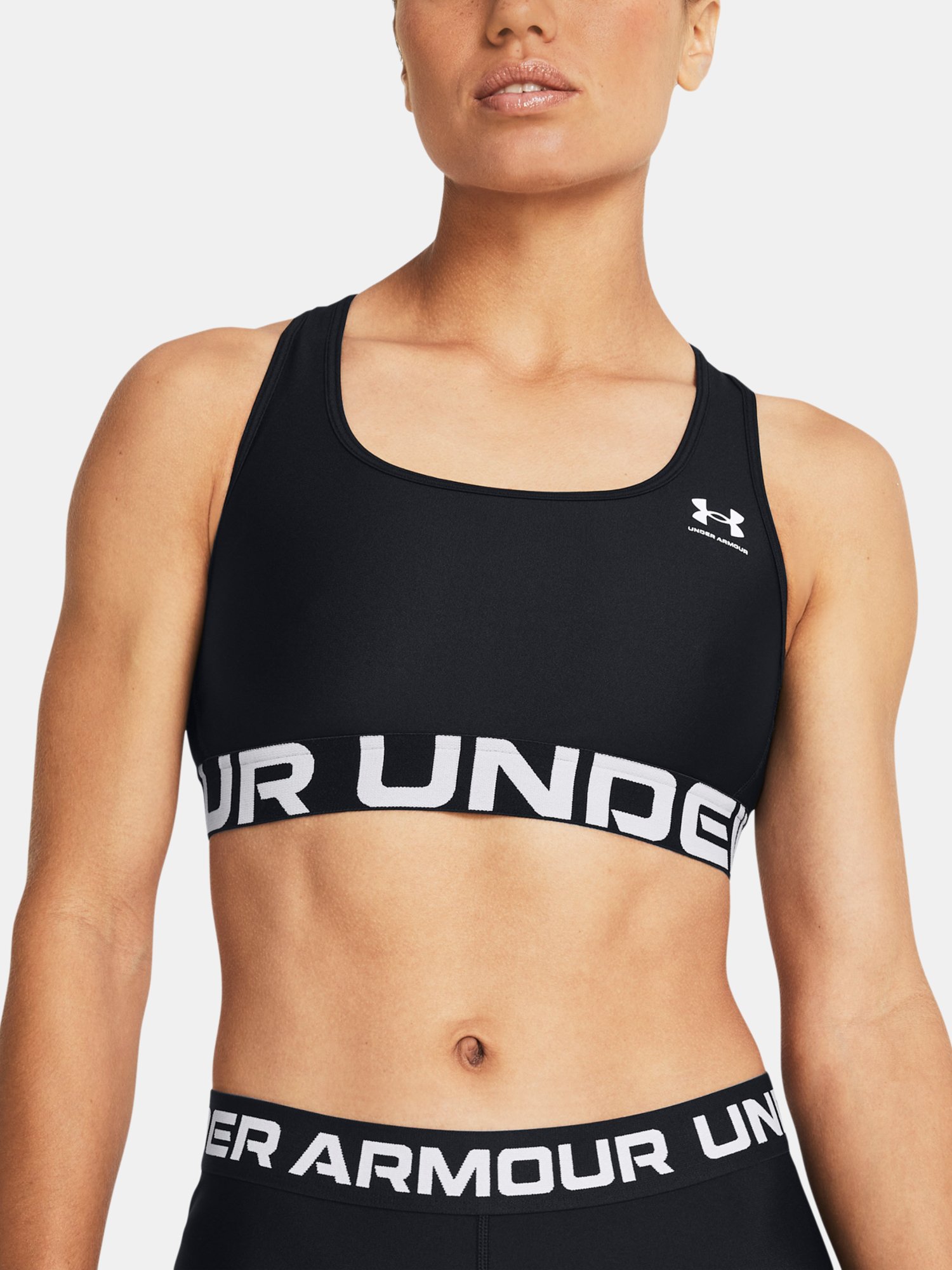 Under Armour Bra UA HG Authentics Mid Branded-BLK - Women