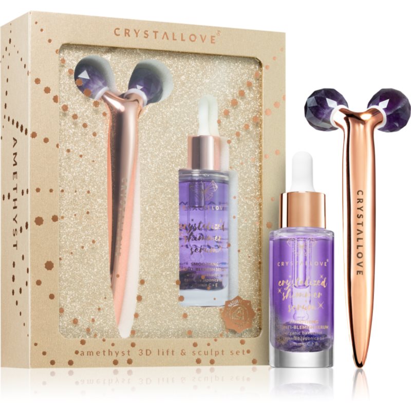 Crystallove Amethyst 3D Lift & Sculpt Set sada (pre dokonalú pleť)