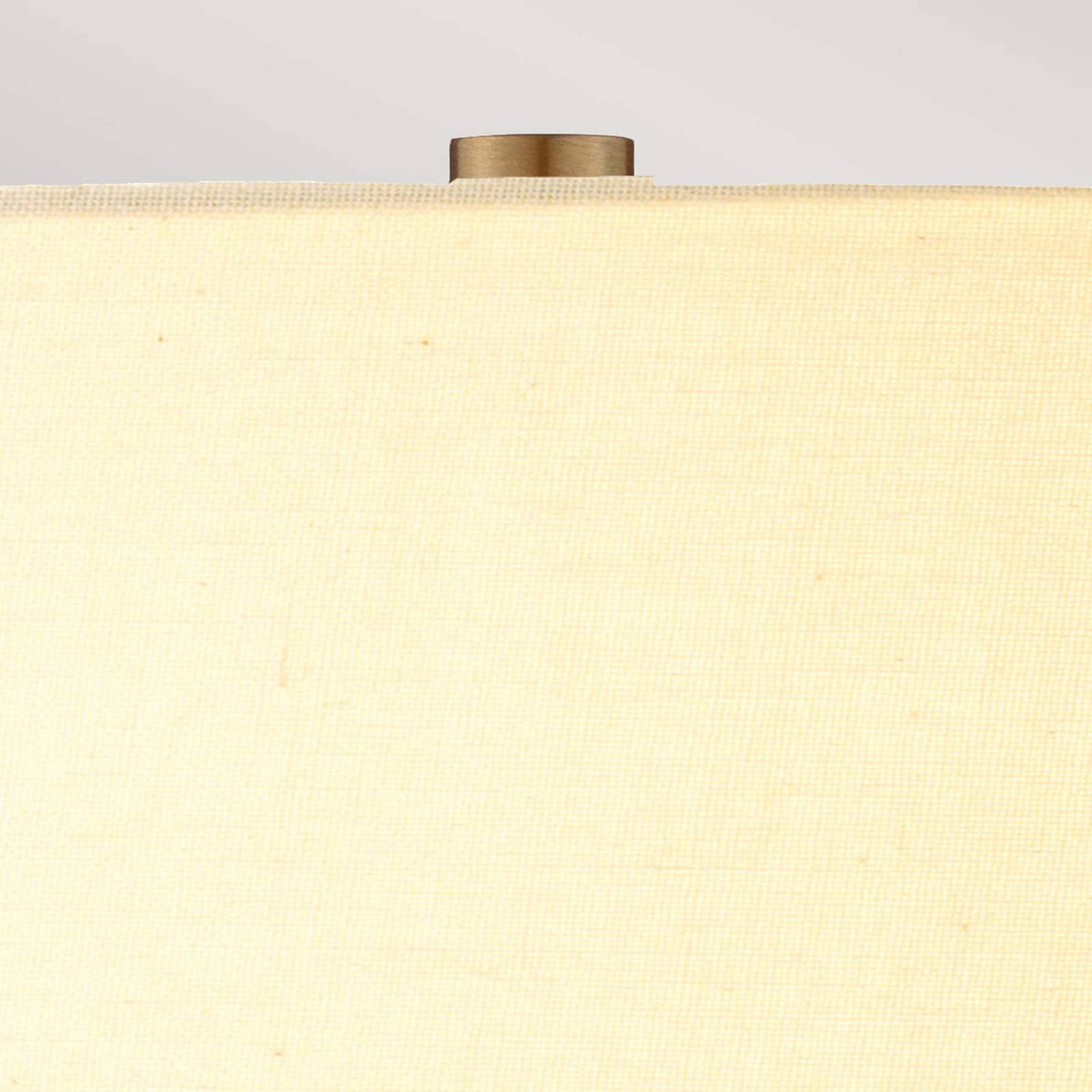 Stolová lampa Job s textilným tienidlom
