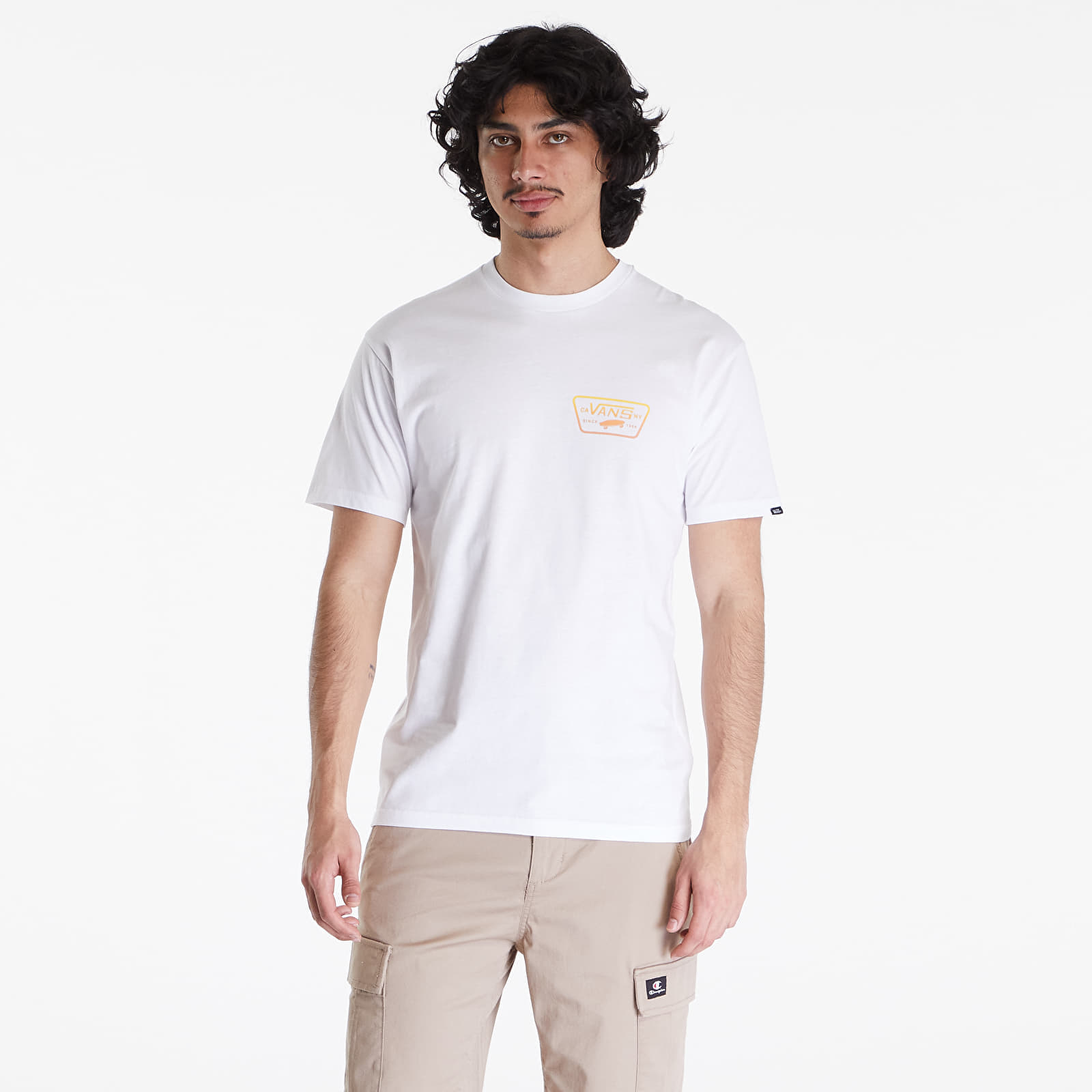 Vans Full Patch Back SS Tee White/ Copper Tan