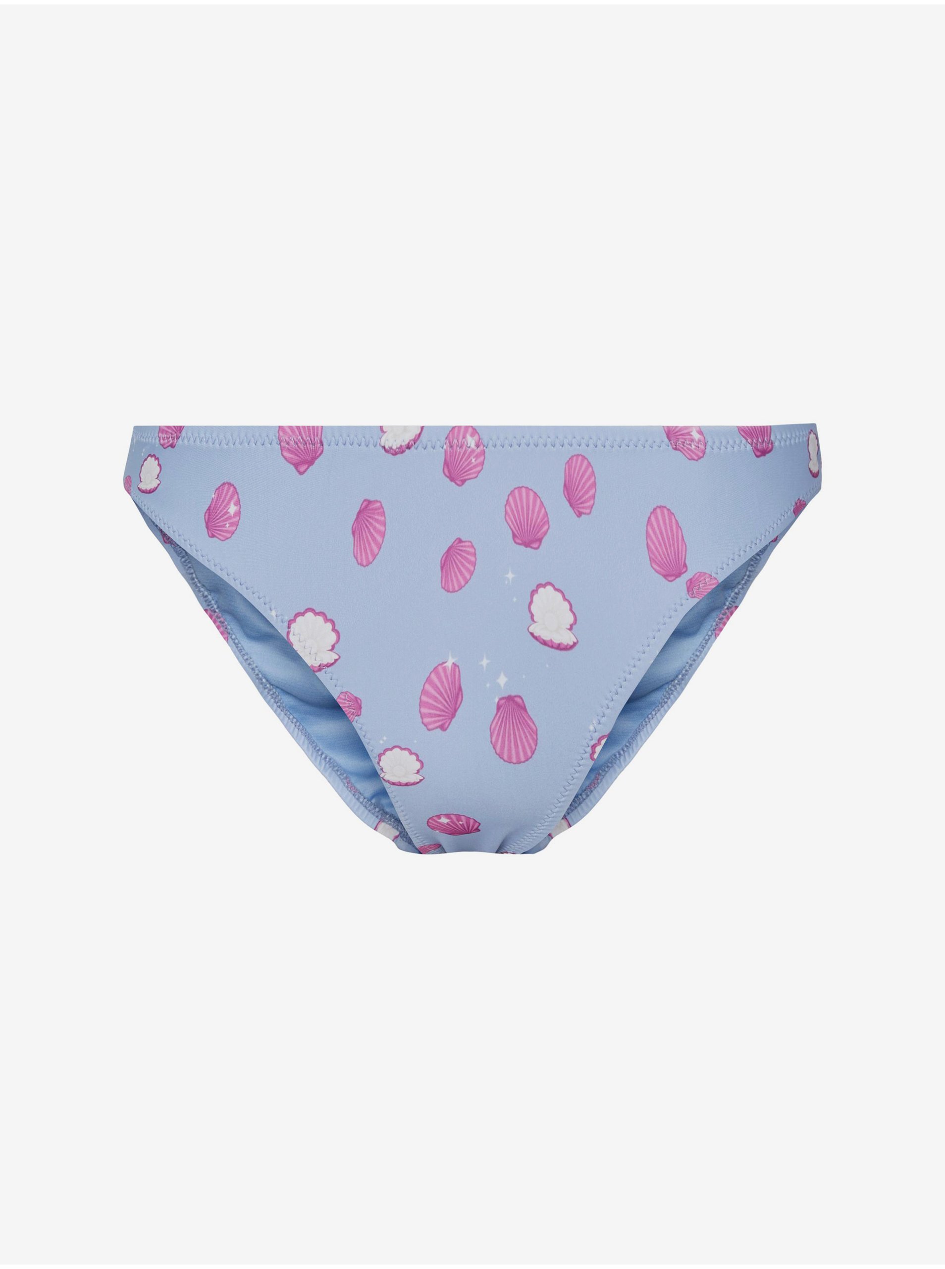 Light Blue Women's Patterned Swimsuit Bottoms Pieces Bonna - Women