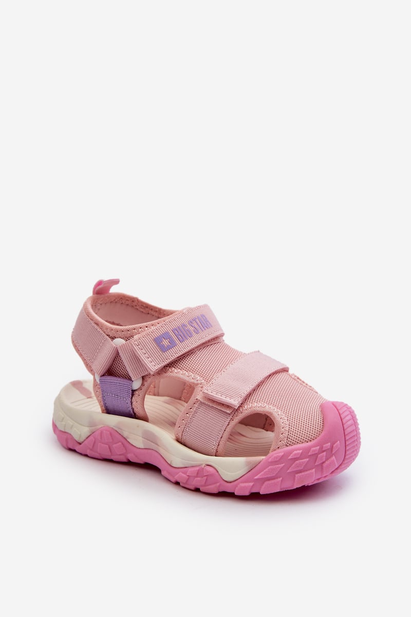 Girls' Velcro Sandals Big Star Pink