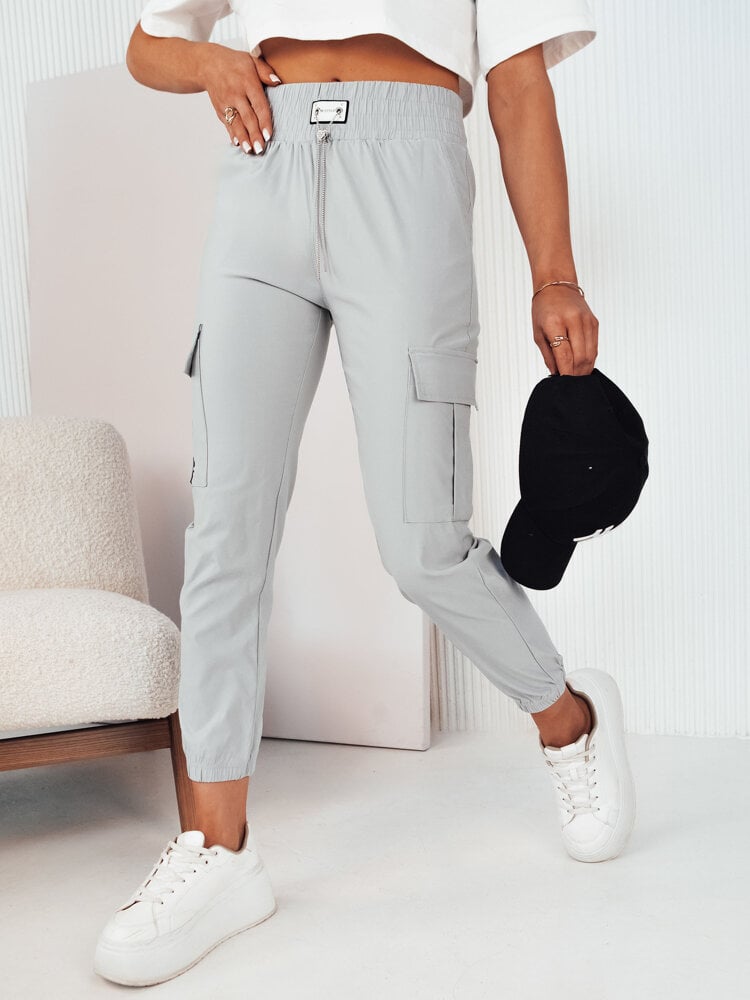 MAREN Women's Trousers Grey Dstreet