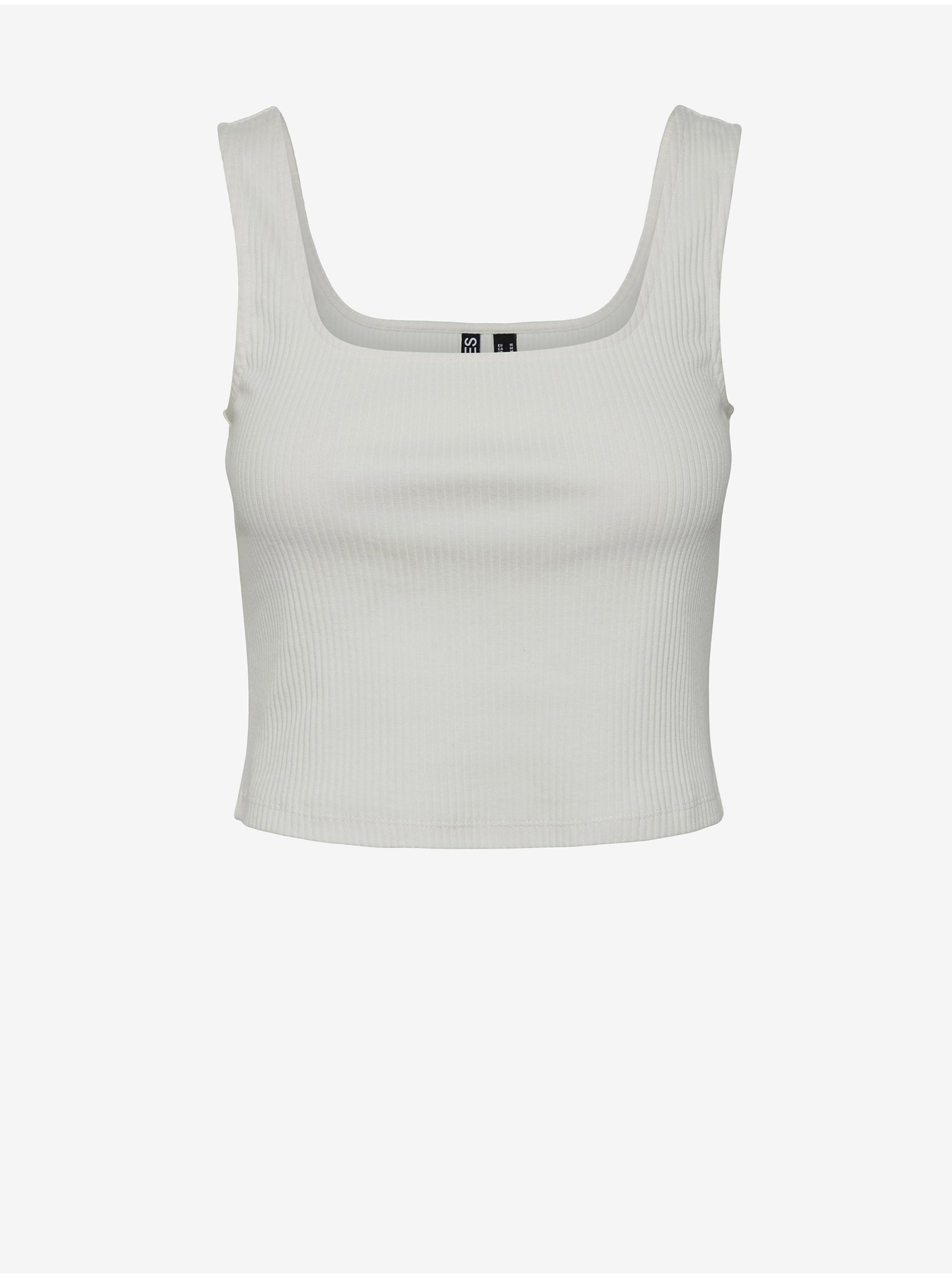 White women's basic tank top Pieces Nukisa - Women