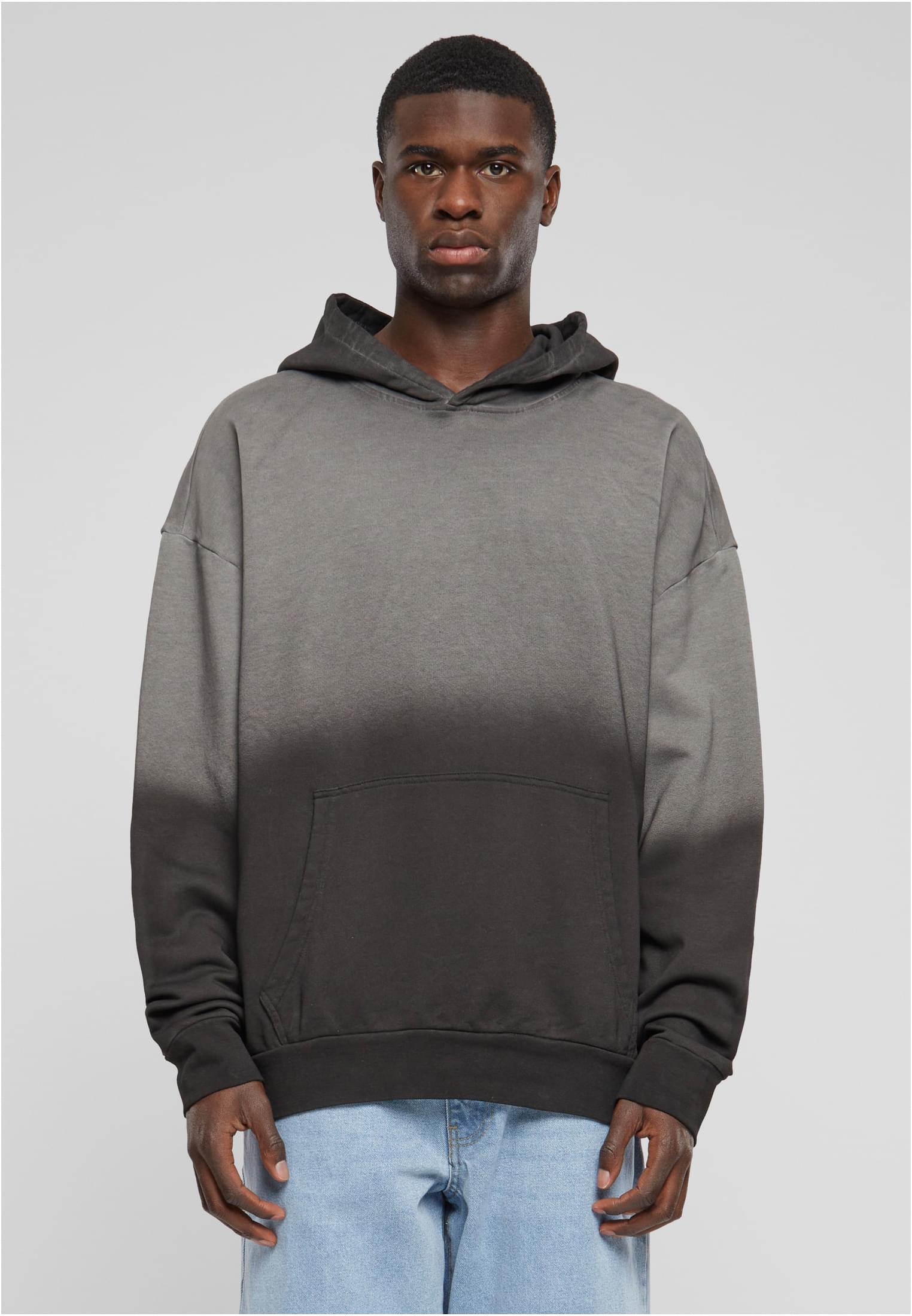 Men's Sun Bleached Hoody Sweatshirt - Black