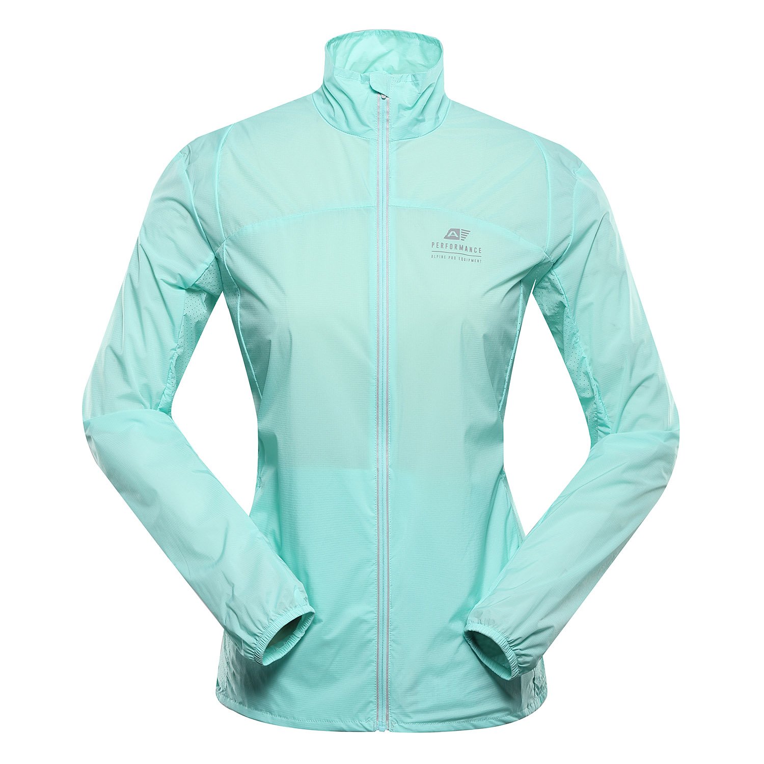 Women's ultralight jacket with dwr finish ALPINE PRO SPINA yucca
