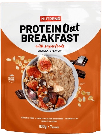 Nutrend protein oat breakfast 630 g - čokoláda