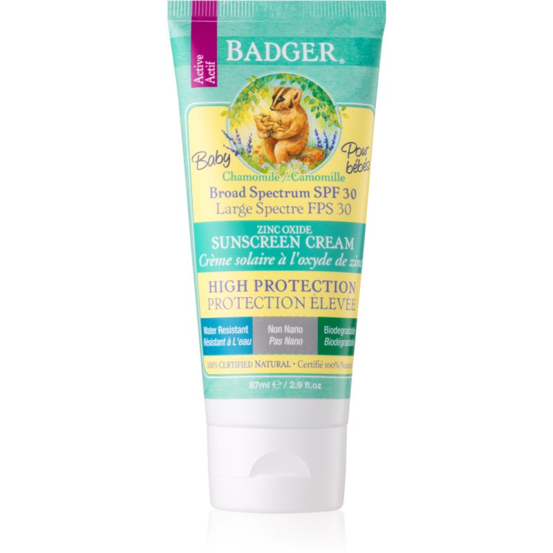 Badger Sun ochranný krém pre kojencov SPF 30 87 ml