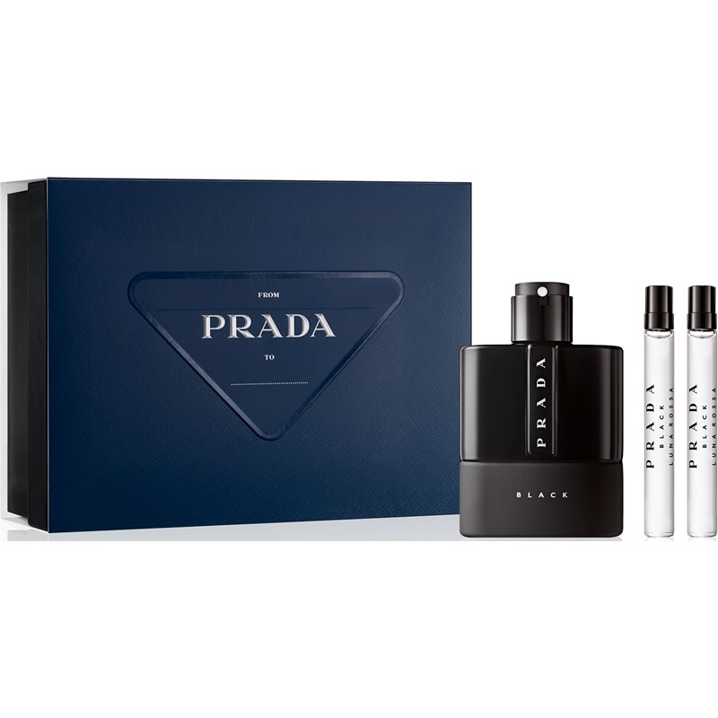 Prada Luna Rossa Black darčeková sada pre mužov