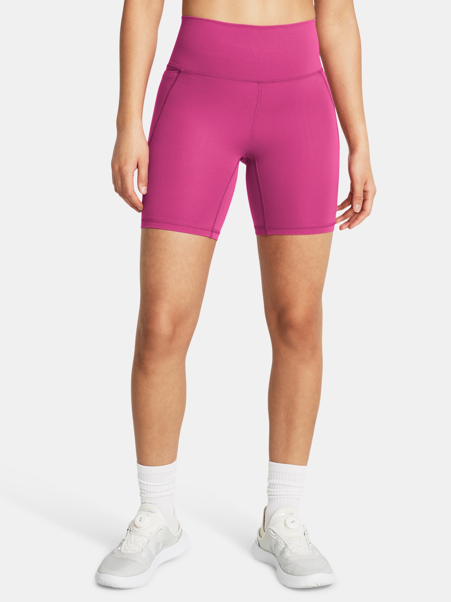 Under Armour Meridian Bike Short 7in-PNK - Women