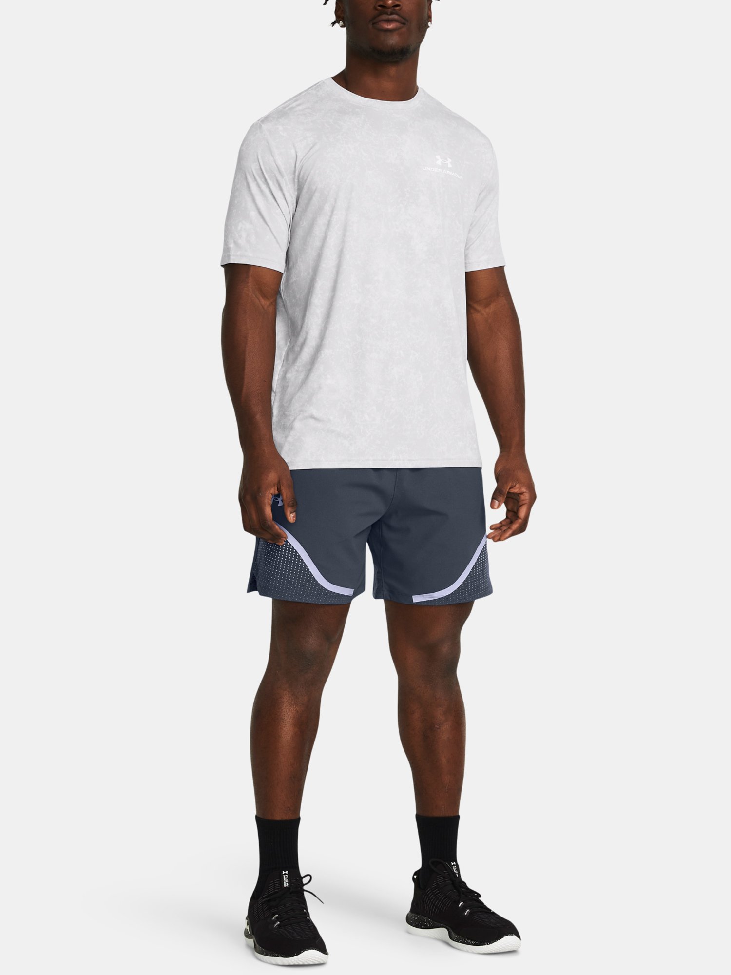 Under Armour Shorts UA Vanish Woven 6in Grph Sts-GRY - Men's