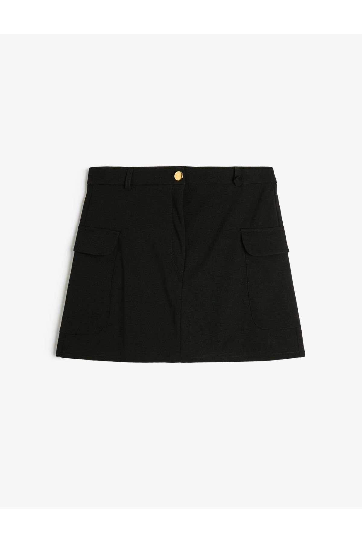 Koton Cargo Mini Short Skirt High Waist Relaxed Fit