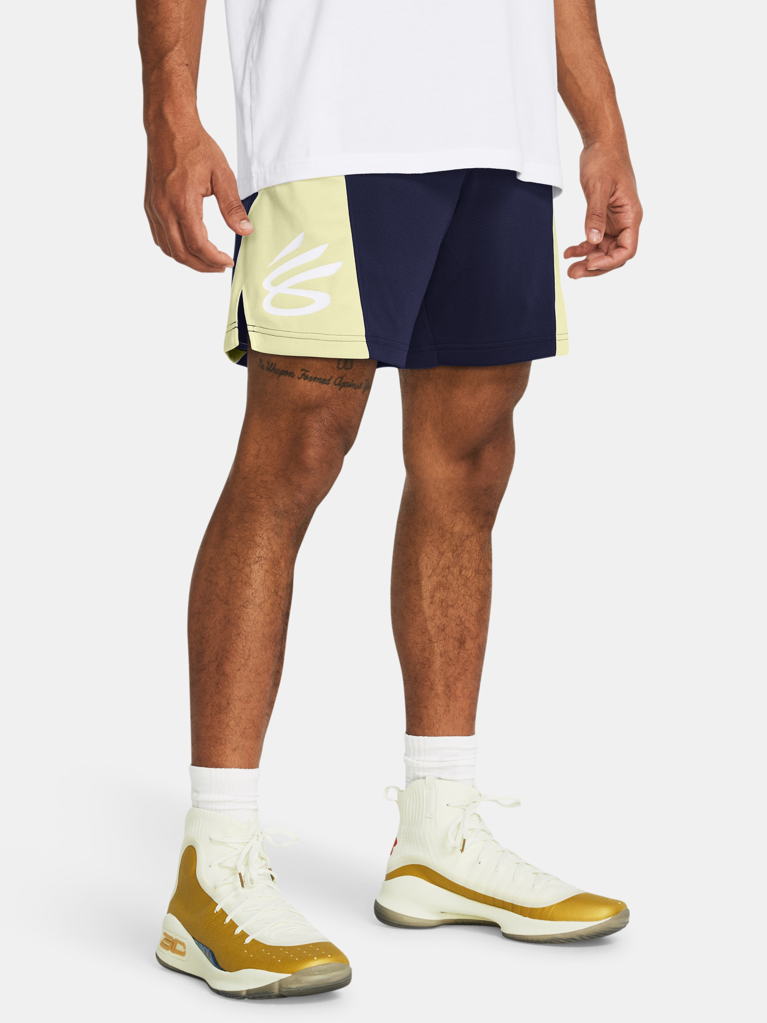 Under Armour Curry Splash Short-BLU - Men's