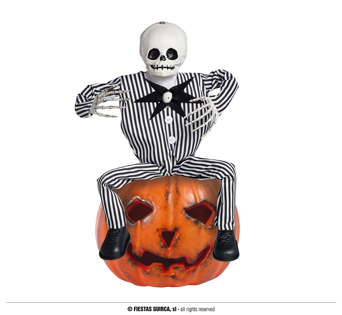 Guirca Halloweenska záhradná dekorácia - Kostra 60 cm