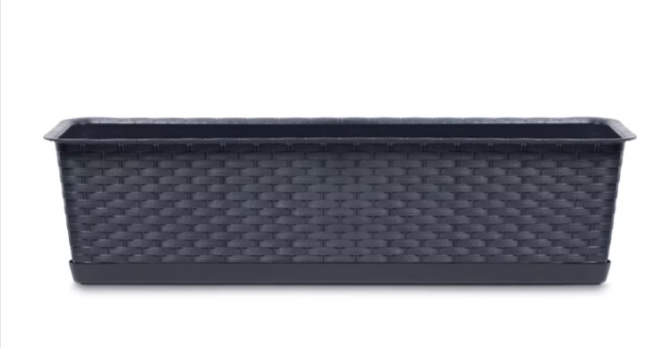 ProsperPlast Kvetináč RATOLLA CASE | umbra 48,9 cm