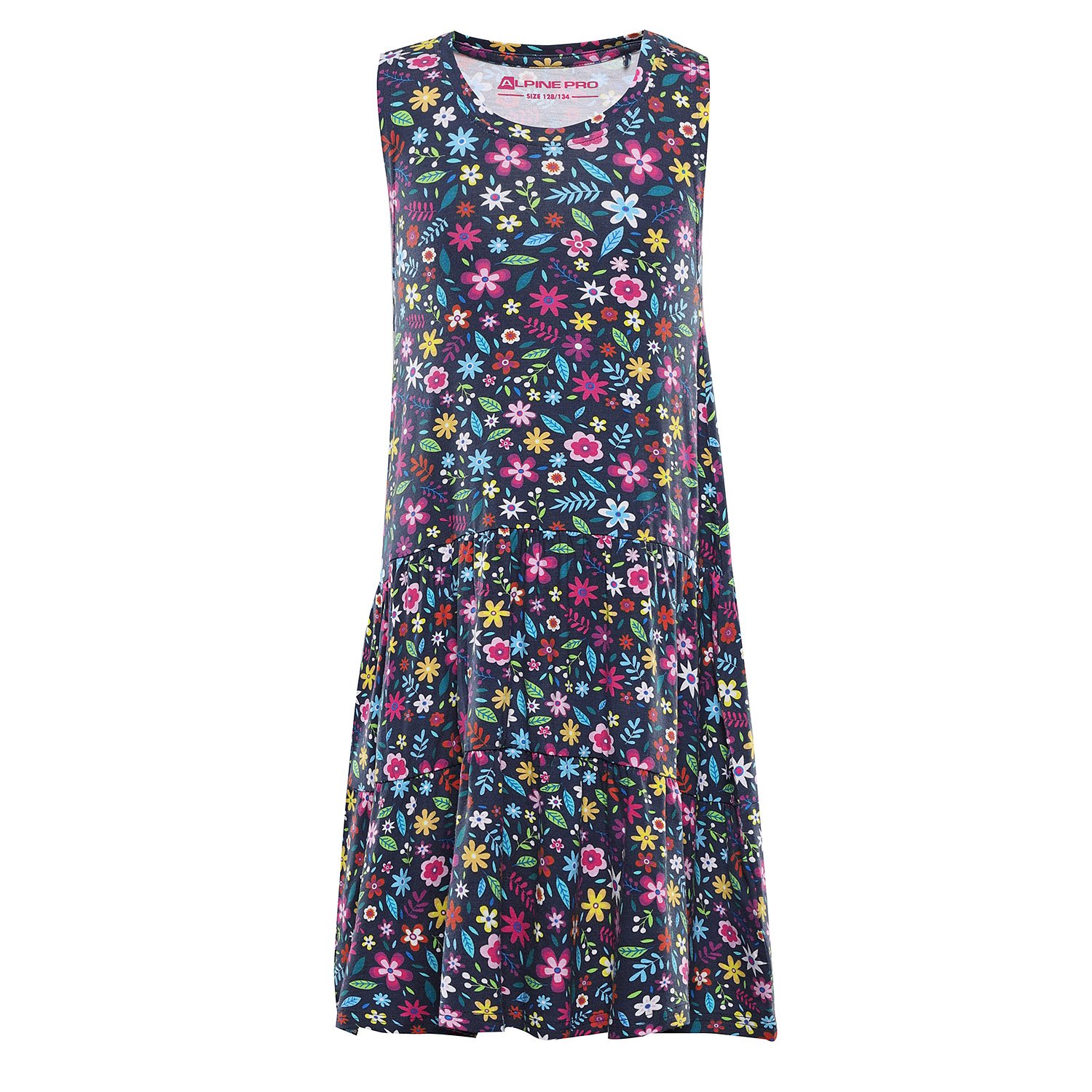 Children's dress ALPINE PRO BONBO mood indigo variant pe