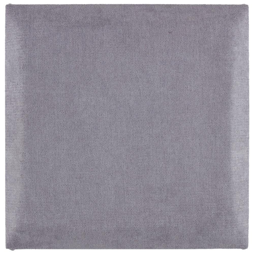 Čalúnený Panel 2ks, 30x30cm Štvorec, Tmavosivá