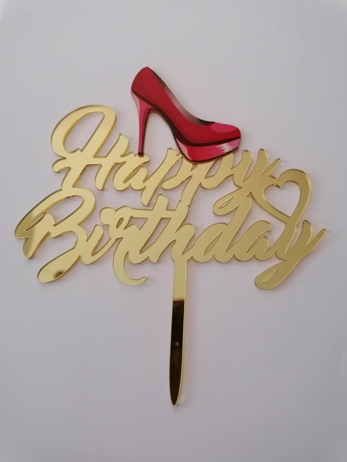 Loranc Zápich zlatý Happy Birthday - Topánka