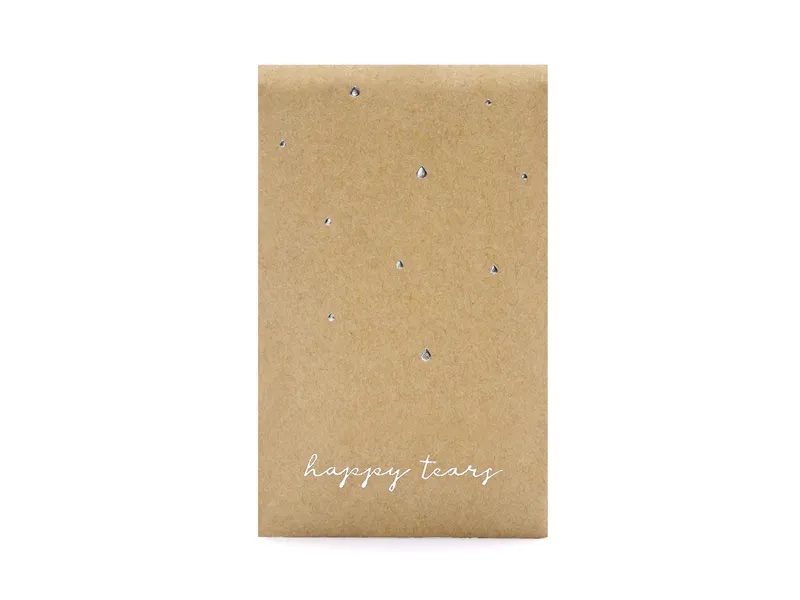 PartyDeco Papierové vreckovky - Happy tears 7,5 x 12 cm