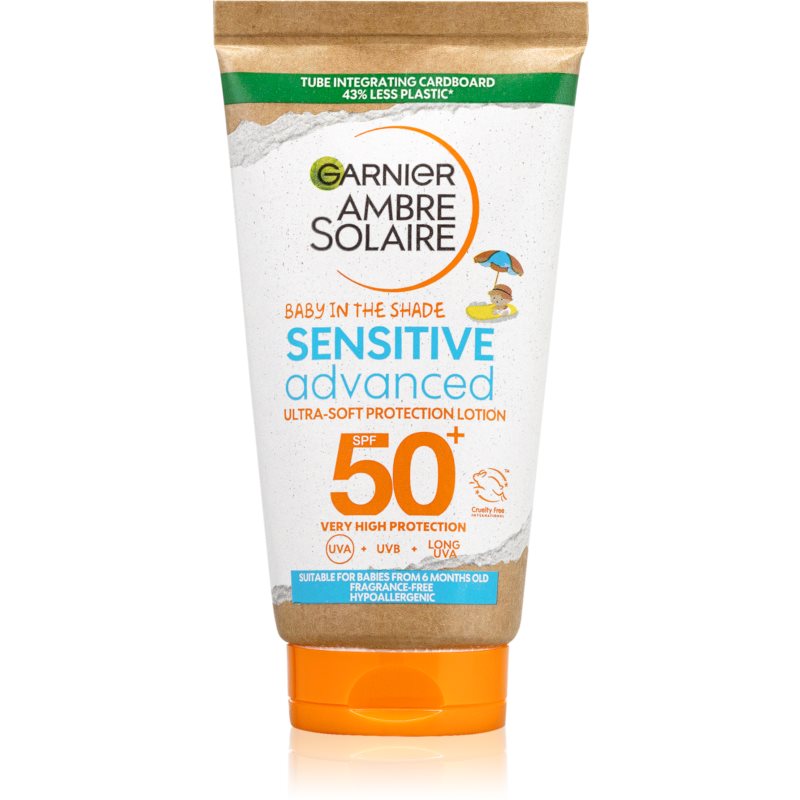 Garnier Ambre Solaire Sensitive Advanced detský ochranný krém SPF 50+ 50 ml