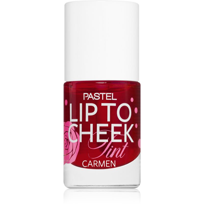 Pastel Lip To Cheek Tint tekutá lícenka na pery a líca odtieň 01 Carmen 9,6 ml