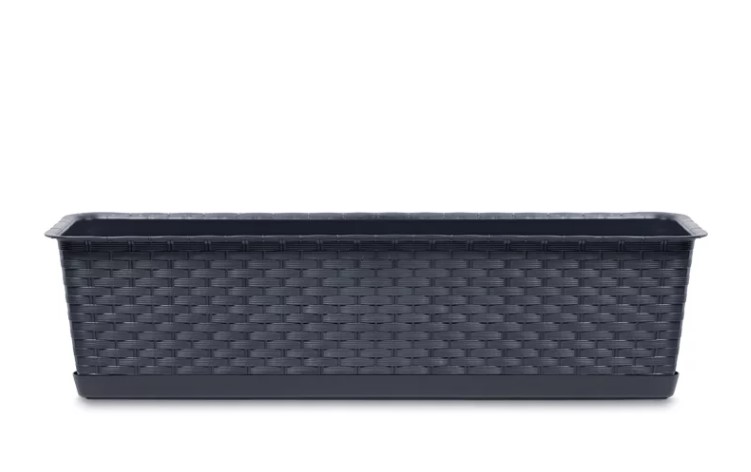 ProsperPlast Kvetináč RATOLLA CASE | antracit 48,9 cm