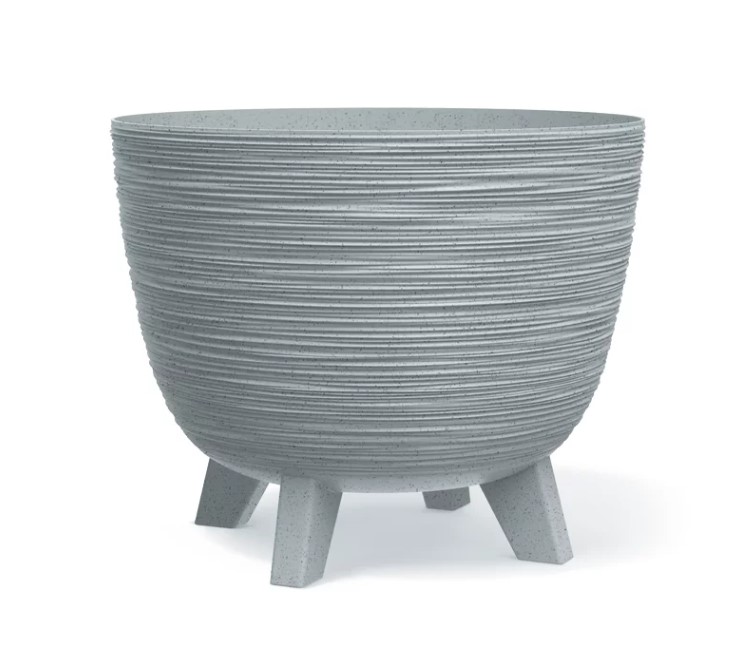 ProsperPlast Kvetináč FURU | svetlosivá 29 cm
