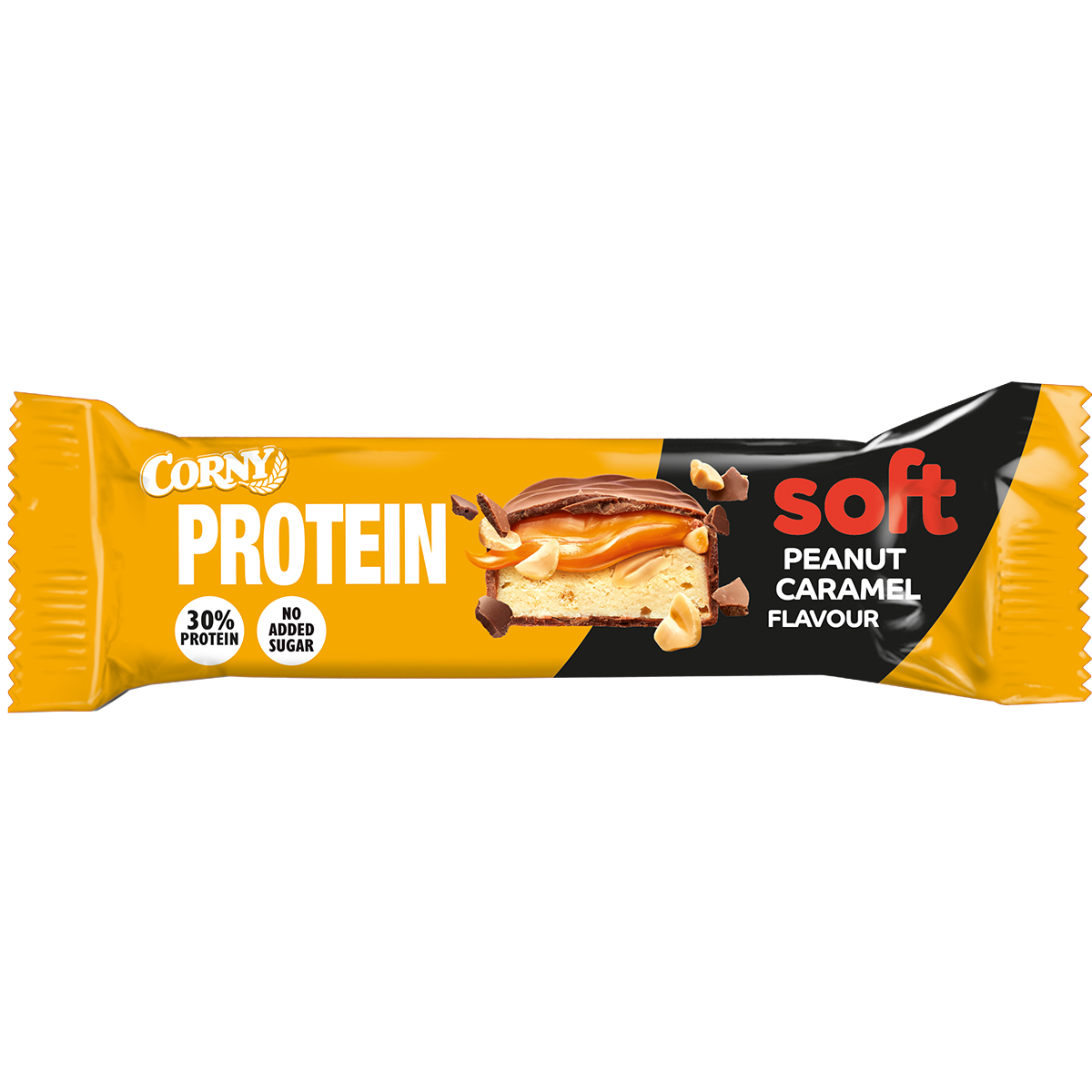 Corny Protein SOFT proteínová tyčinka Arašidy-karamel 45 g