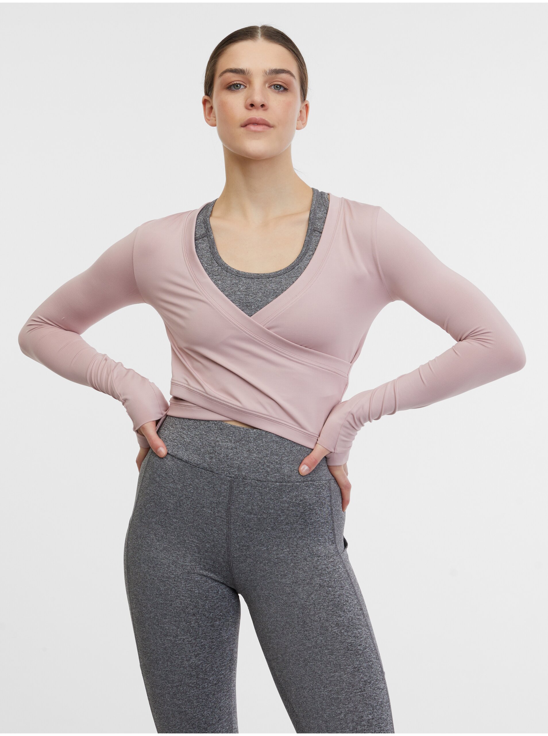 Svetloružový dámsky športový top ORSAY