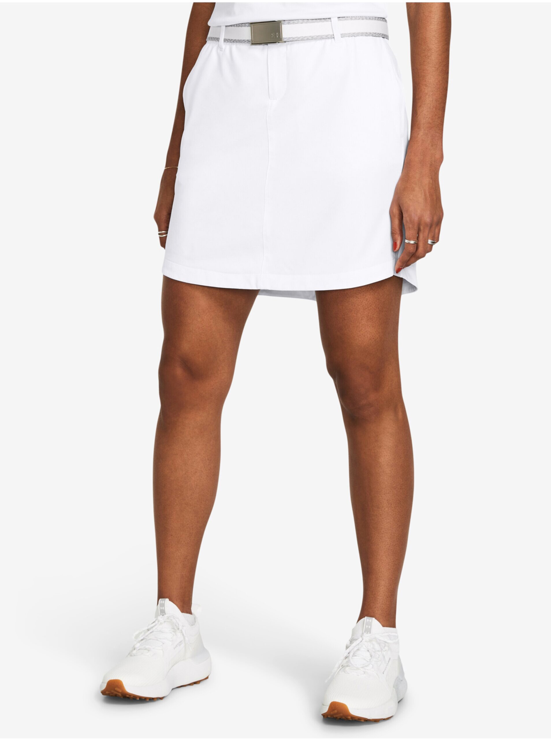 Biela dámska športová sukňa Under Armour UA Drive Woven Skort
