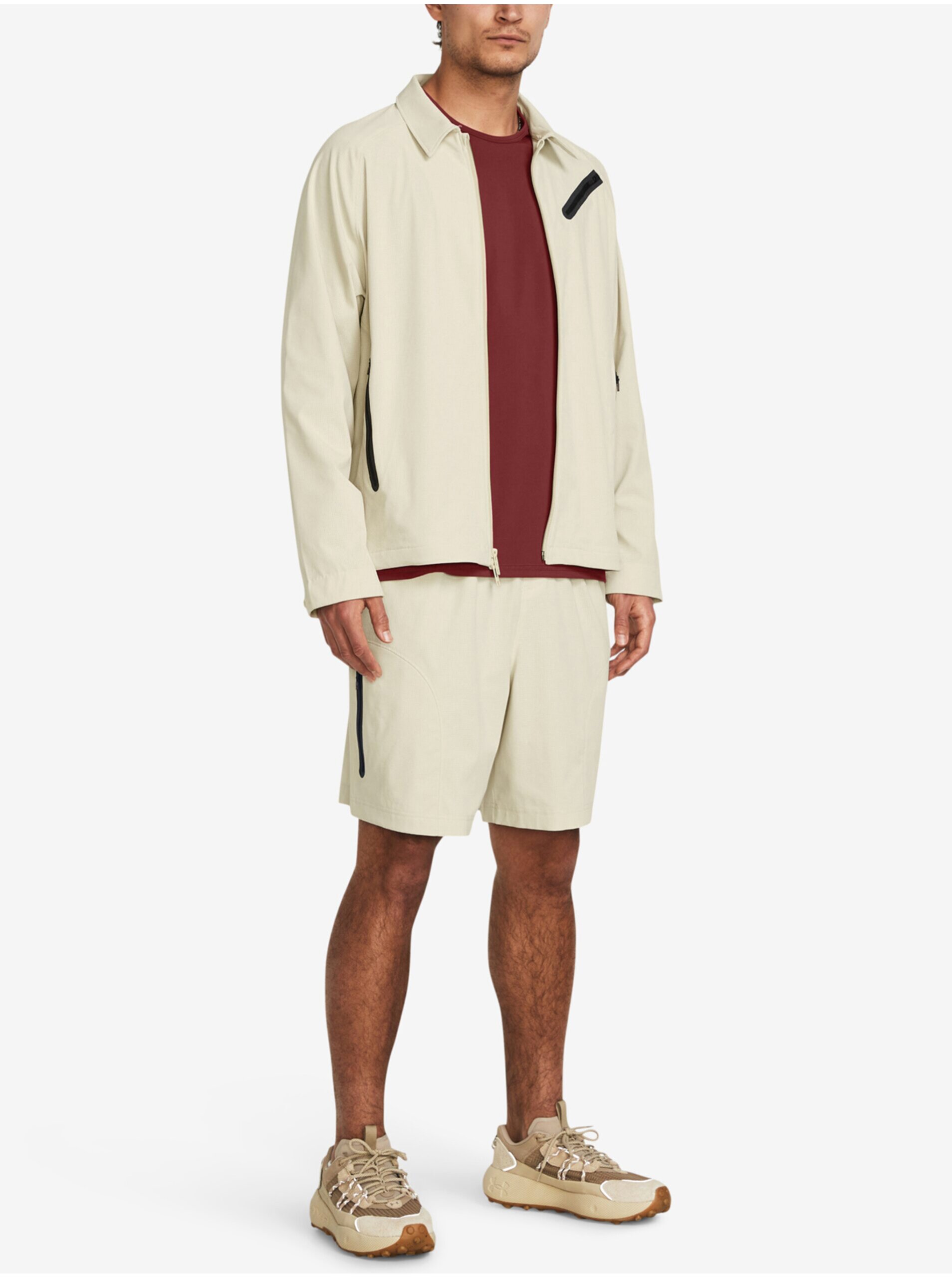 Béžová pánská bunda Under Armour UA Unstoppable Vented