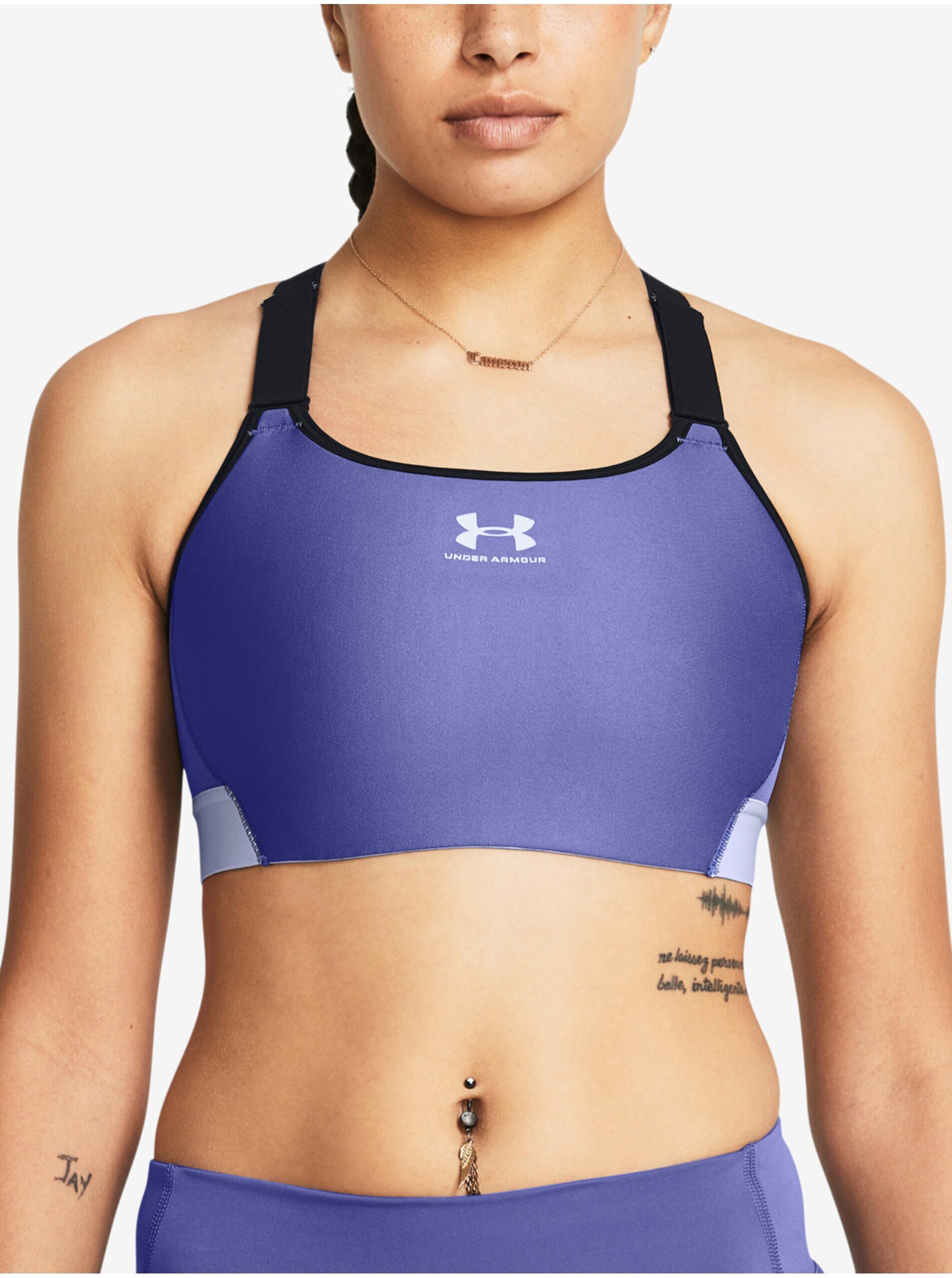 Fialová dámska podprsenka Under Armour UA HeatGear High