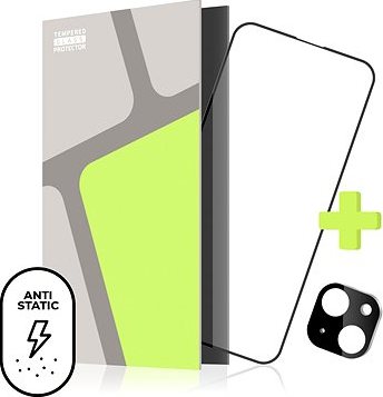 Tempered Glass Protector pre iPhone 15 + sklo na kameru (antistatické) Case Friendly
