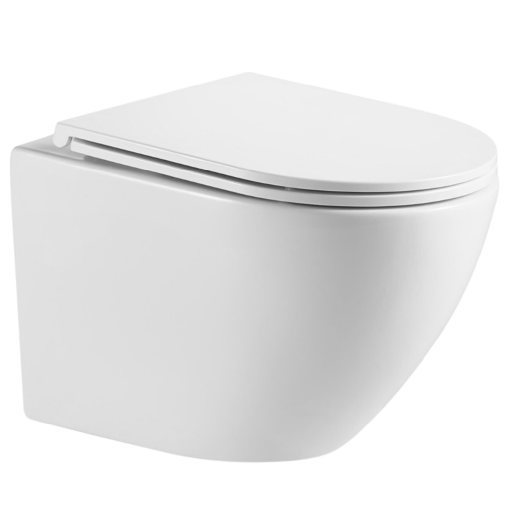 INVENA - Závesná WC misa LIMNOS, vrátane soft/close sedátka CE-93-001-L