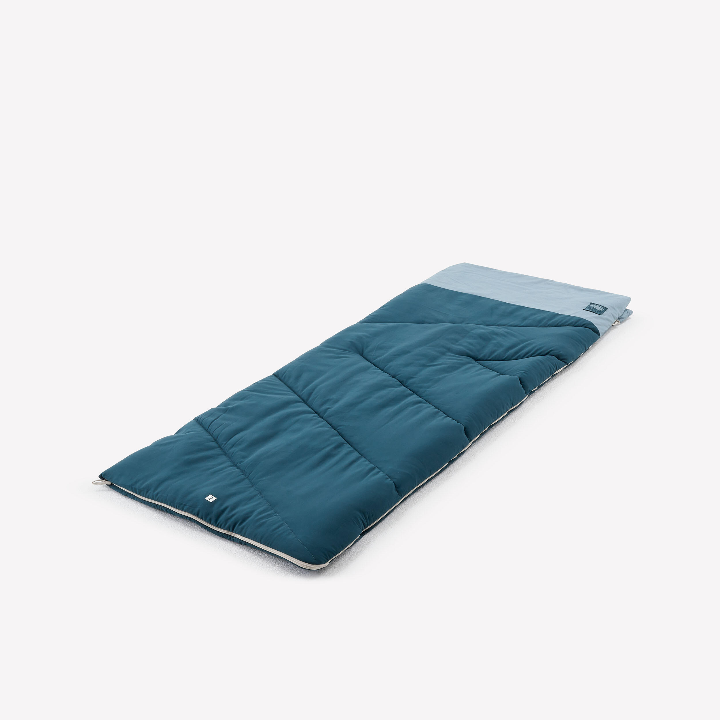 Kempingový spací vak Ultim Comfort 10° z bavlny modrý