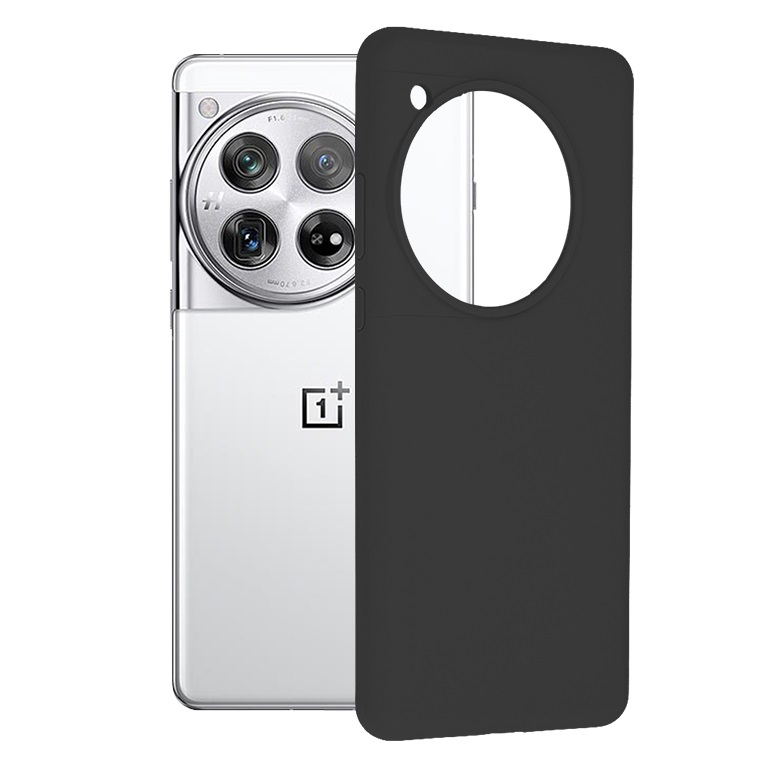 Techsuit OnePlus 12 Silikonové Mäkké puzdro TPU  KP30983 čierna