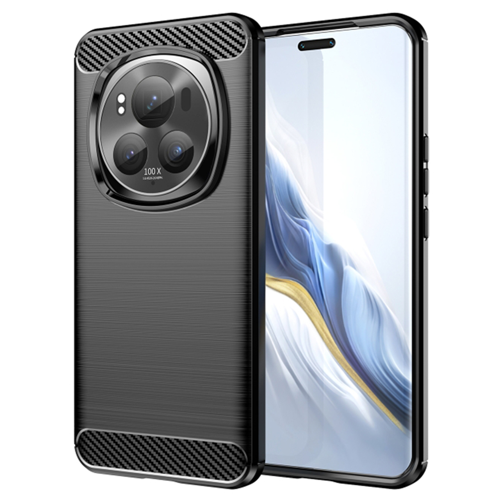 Techsuit Honor Magic6 Pro Puzdro Carbon Bush TPU  KP31031 čierna