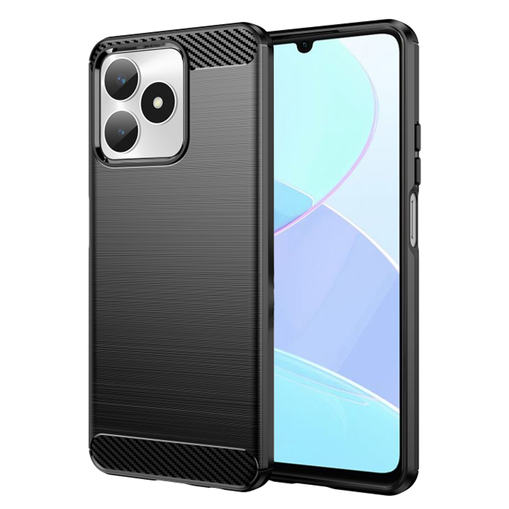 Techsuit Realme C51 Puzdro Carbon Bush TPU  KP31026 čierna