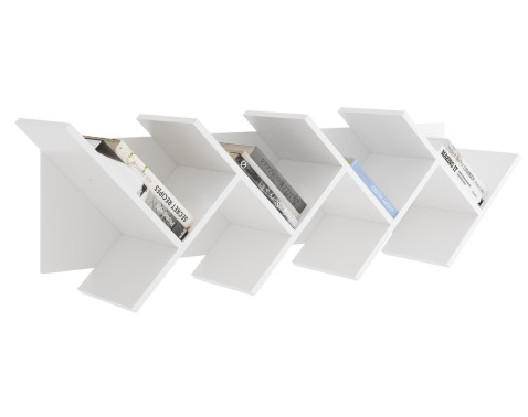 Nástenný regál Büchen, biely%