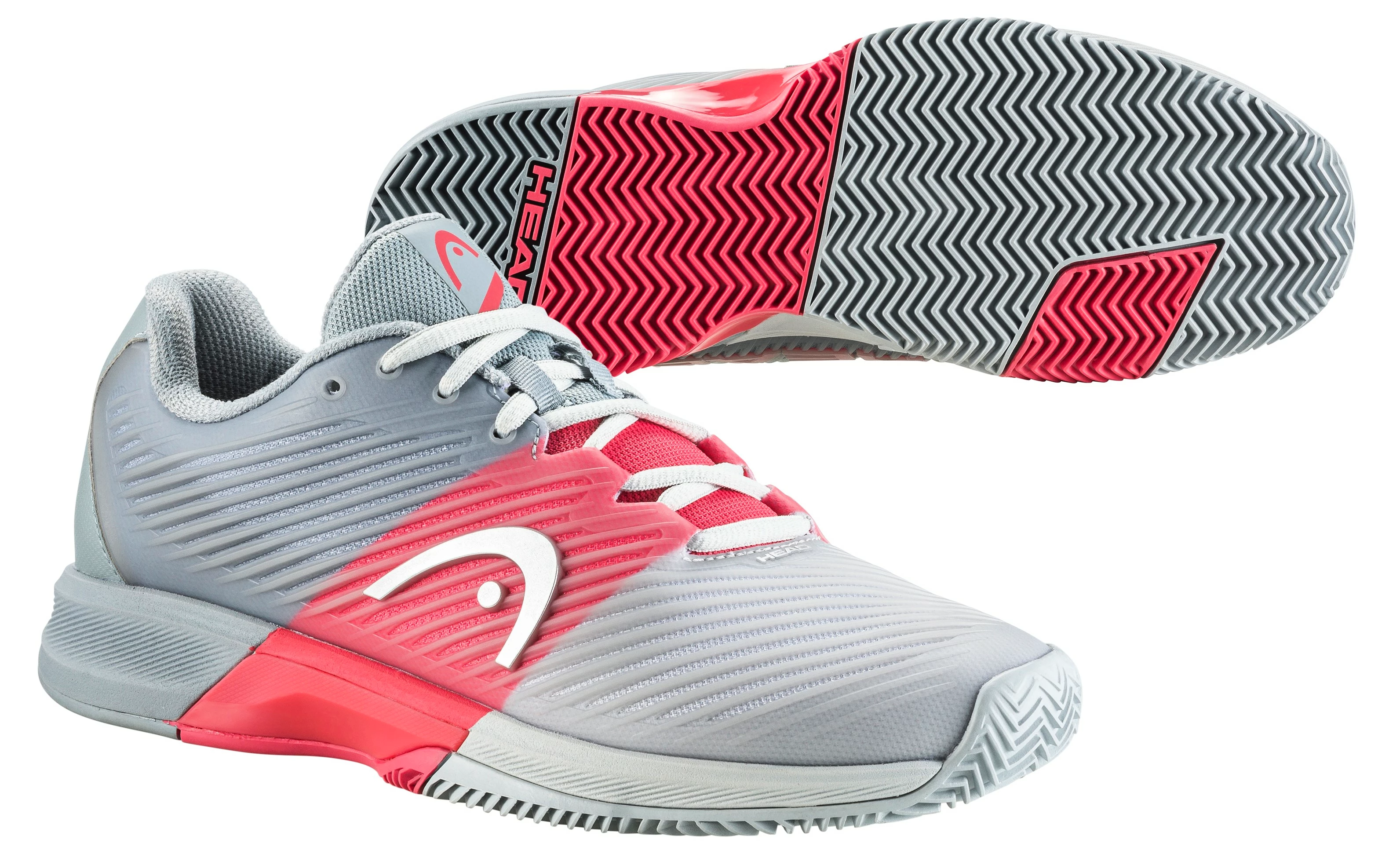 Head Revolt Pro 4.0 Clay Grey/Coral EUR 38 Women's Tennis Shoes