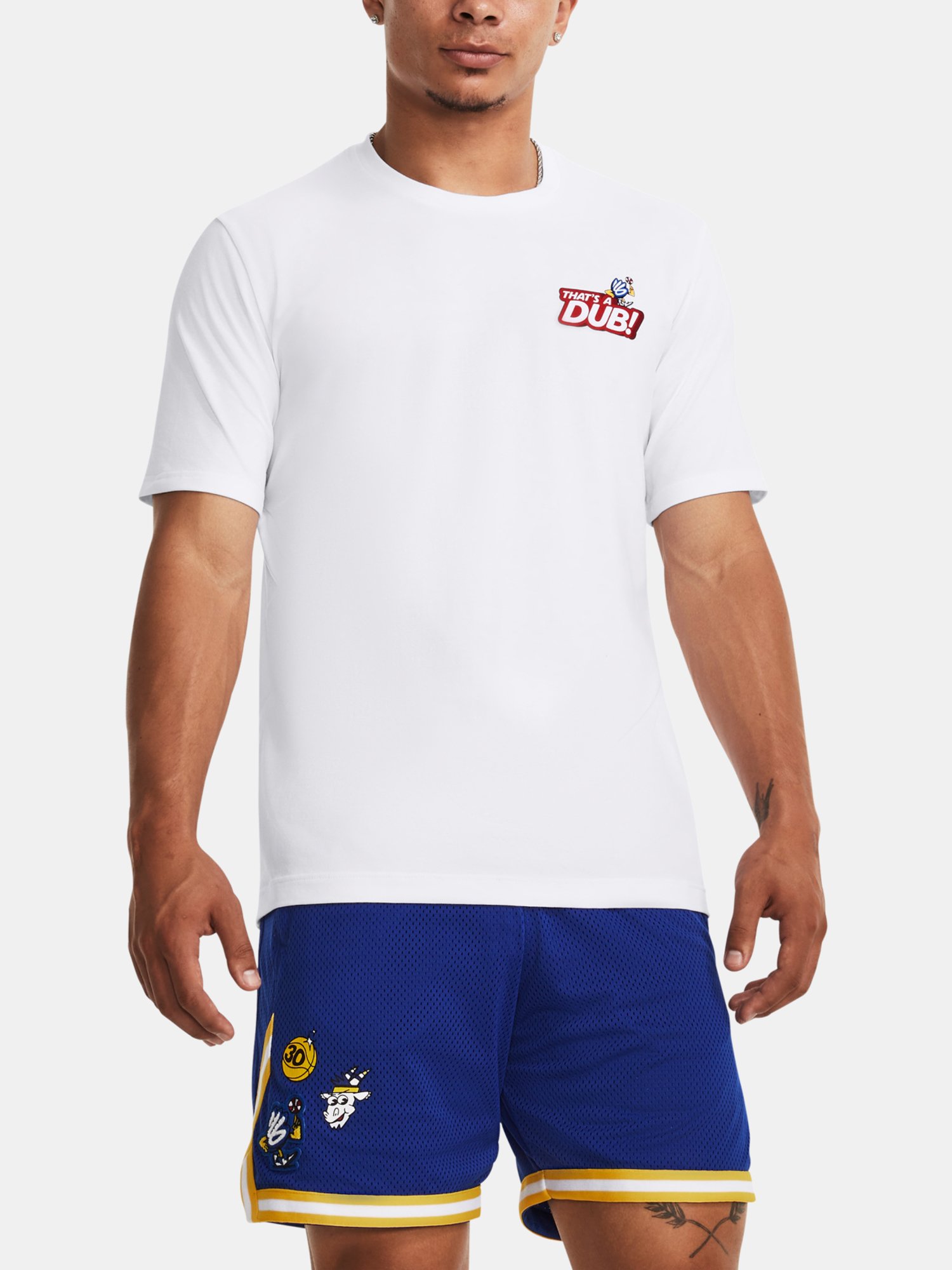 Under Armour T-Shirt UA CURRY OAK GOAT SS-WHT - Men
