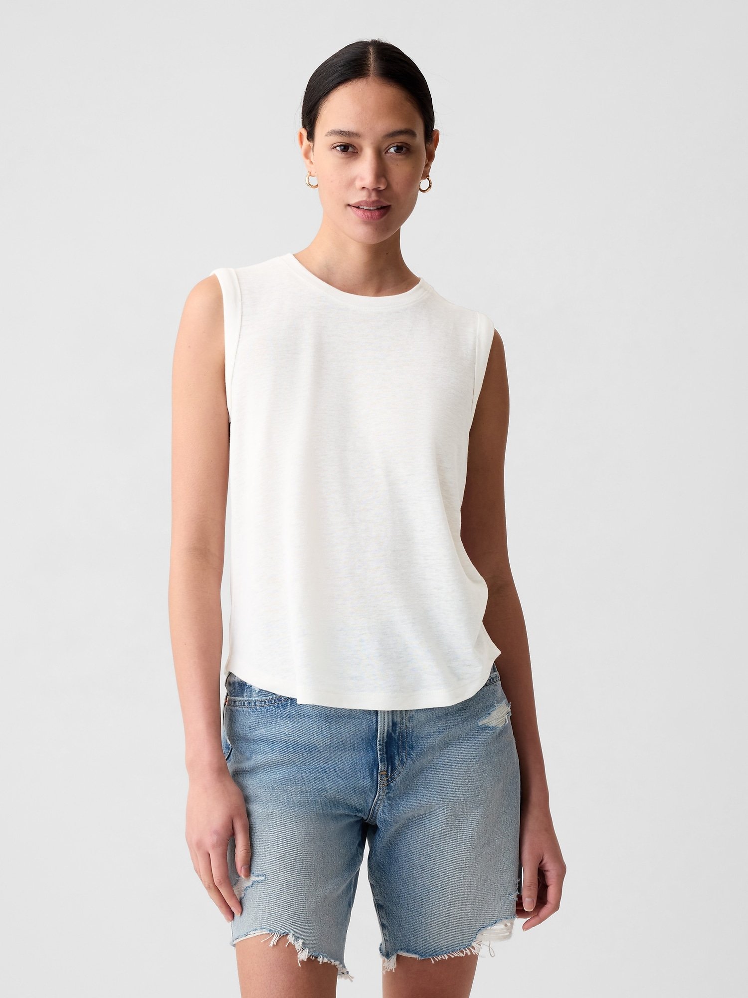 GAP Linen Tank Top - Women