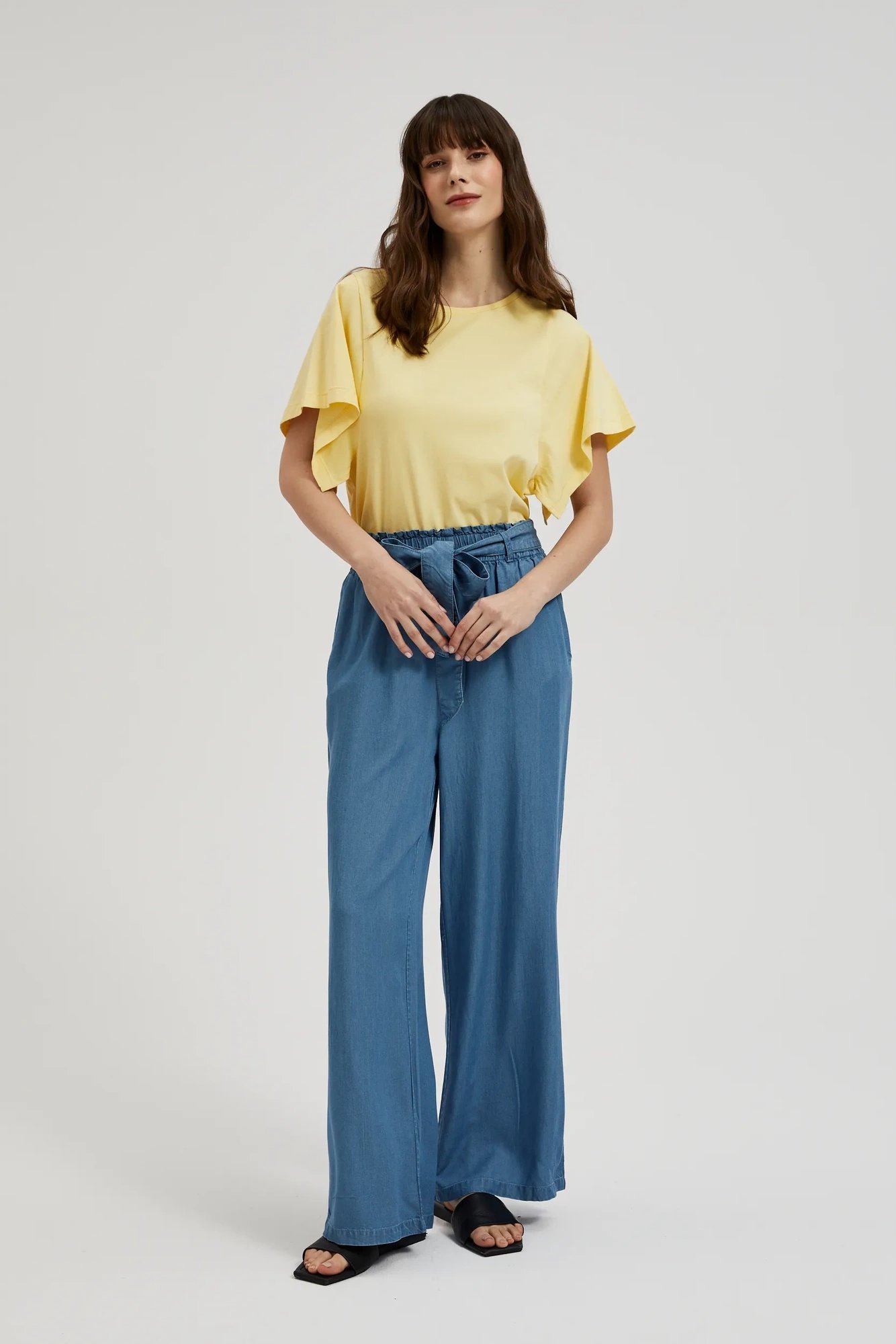 Women's blouse MOODO - light yellow